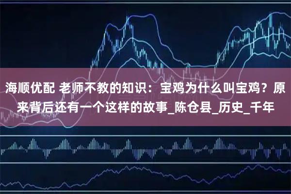 海顺优配 老师不教的知识：宝鸡为什么叫宝鸡？原来背后还有一个这样的故事_陈仓县_历史_千年